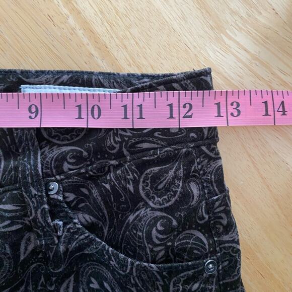 AG Adriana Goldschmied  The High Rise Stevie Ankle Velvet Jeans - Picture 6 of 9